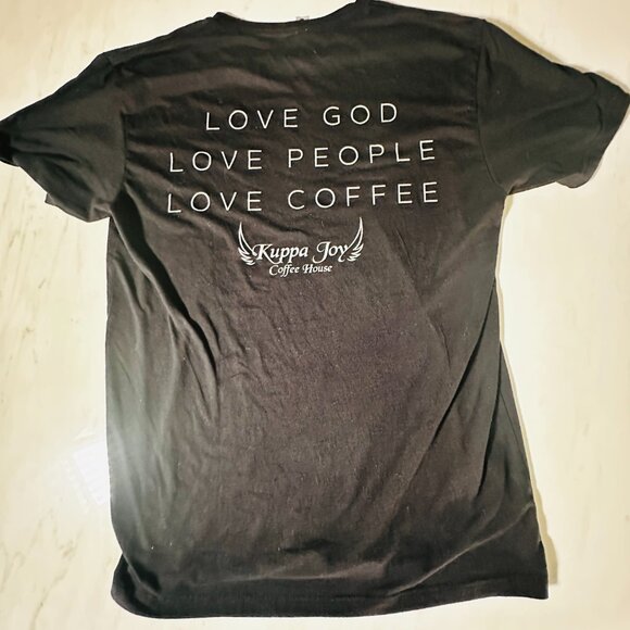 Kuppa Joy Coffee House T-Shirt - Graphic - Size Medium - Black - California - Picture 4 of 8